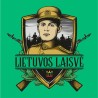 Žali marškinėliai su lietuviška atributika vyrams