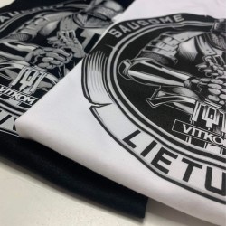 Marškinėliai vyrams "Istorinis Karys" su lietuviška atributika