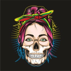 Stilingi moteriški marškinėliai lietuviškas dizainas