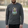 Vyriškas džemperis VITKOM Senamiesčio Ragana tamsiai pilkas