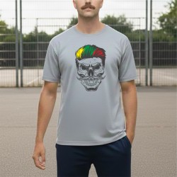 Vyriški marškinėliai VITKOM Šukuosena pilki