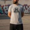 Vyriški marškinėliai VITKOM Gediminaičių samurajus pilki